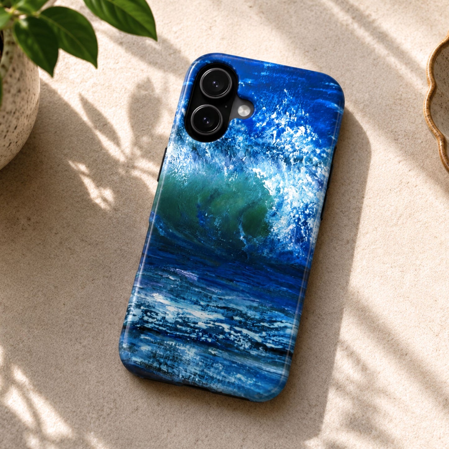 Seascape Art Phone Case | Original Painting by Alina Madan Art