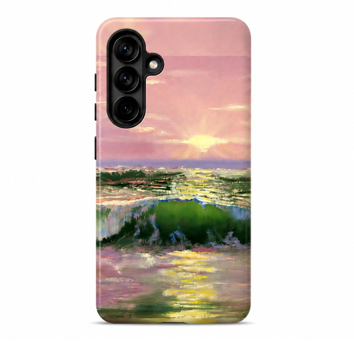 Pastel Ocean Wave Phone Case | Original Seascape Art iPhone & Samsung Cover
