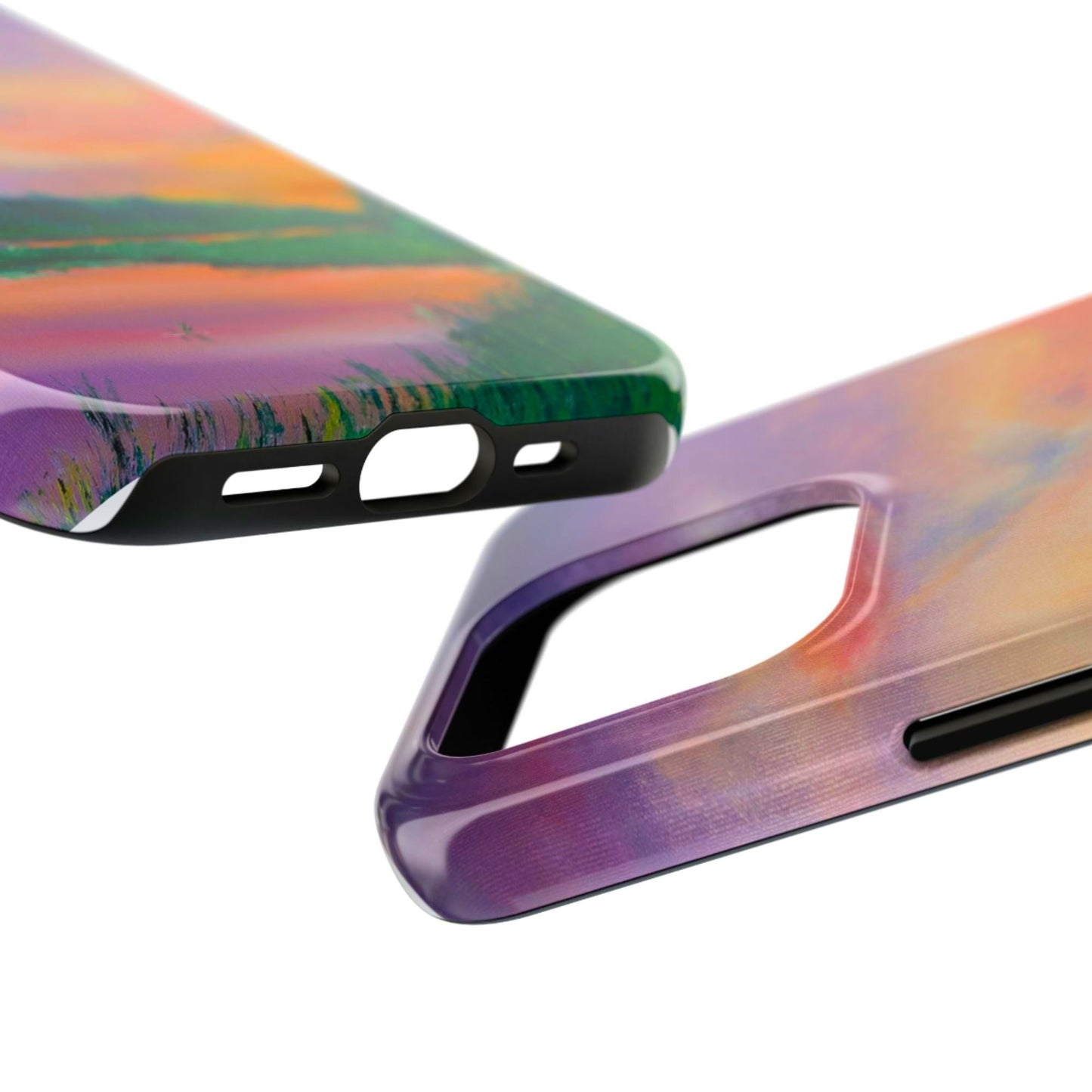 Water Sunset Phone Case | Original Lake Artwork by Alina Madan Art | Tough iPhone & Samsung Case