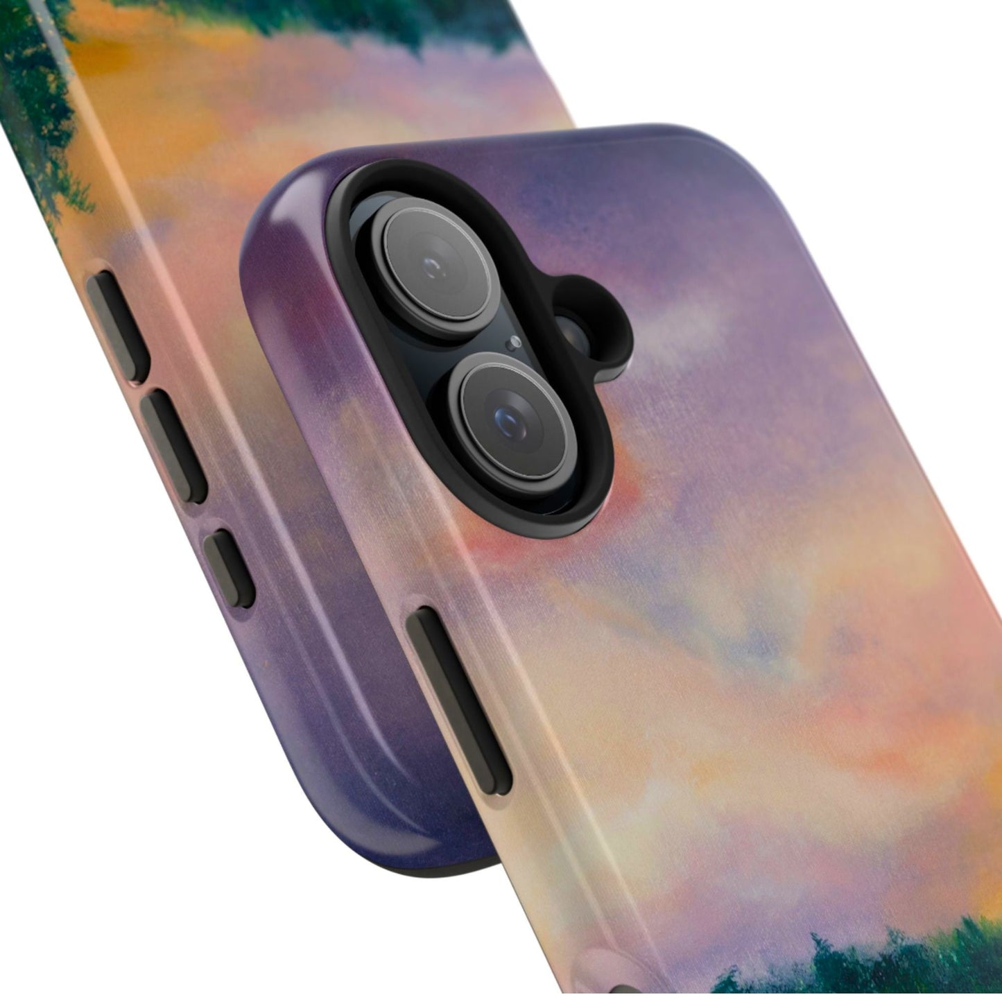 Water Sunset Phone Case | Original Lake Artwork by Alina Madan Art | Tough iPhone & Samsung Case